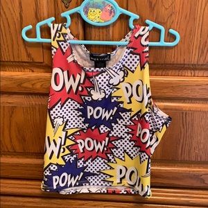 Tank crop top POW